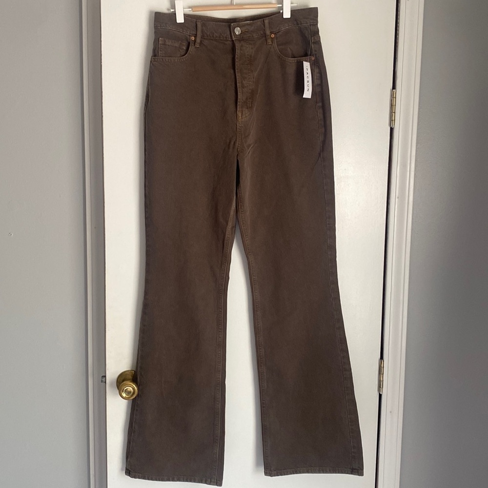 PacSun Brown High Waisted Bootcut Jeans